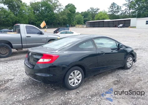 2012 Honda Civic Lx z USA, uszkodzony, nr VIN 2HGFG3B5XCH512866
